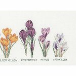Thea Gouverneur 3074  kit point croix  Crocus  4