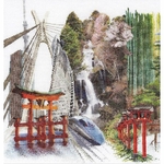 Thea Gouverneur 548  kit point croix  Le Japon  4