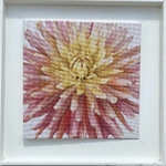 Thea Gouverneur 441  kit point croix compté  Dahlia  1