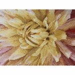 Thea Gouverneur 441  kit point croix compté  Dahlia  4