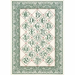 Thea Gouverneur 2050  kit point croix  Alphabet bordée