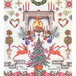 Thea Gouverneur 2077  kit point de croix compté  Sampler Christmas Design  3