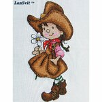 LanSvit D041  kit point de croix compté  Marguerite  5