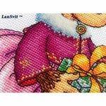LanSvit D053  kit point de croix compté  Beauté de Noël  3