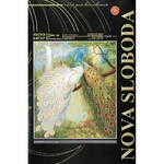 Nova Sloboda HHD3018  kit point croix avec perles  Paons  1