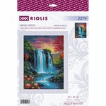 Riolis 2274  kit pointde croix  Cascade magique  2