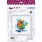 Riolis 2284  kit point croix  Petit perroquet  2