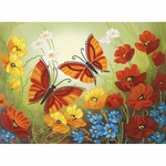 Nova Sloboda DK3016  kit de broderie Perles  Papillons