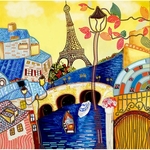 Nova Sloboda HK2075  kit de broderie avec perles  Paris