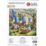 Ava P159  kit point croix  Printemps à la ferme  1