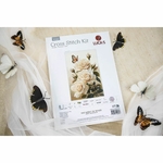 Luca-S B7056  kit point croix  Le parfum des roses  1