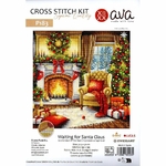Ava P183  kit point croix  Réveillon de Noël  3