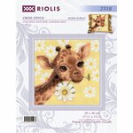 Riolis 2318  kit point croix  Girafe  1