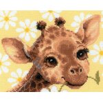 Riolis 2318  kit point croix  Girafe  3