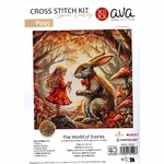 Ava P045  kit point croix  Monde des contes de fées  3