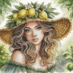 Ava P043  kit point croix  La fille des citrons