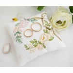 Luca-S W01  kit point croix  Rose de mariage