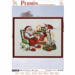 Permin 92-1275  kit point de croix  Père Noël  1