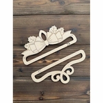 Tela Artis BP015  Support de broderie en bois  15 cm  h