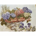 Thea Gouverneur 2063  kit point de croix  hortensias  4