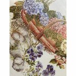 Thea Gouverneur 2063  kit point de croix compté  hortensias  5