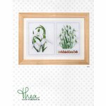Thea Gouverneur 446  kit point croix compté  Galanthus  Thea Gouverneur