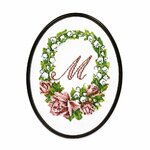 Thea Gouverneur 942  kit point de croix  Monogramme M