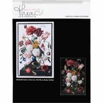 Thea Gouverneur 785-05  kit point de croix compté  vase de fleurs  2