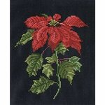 Thea Gouverneur 604-05  kit point croix compté  Poinsettia