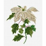 Thea Gouverneur 604  kit point croix compté  Poinsettia