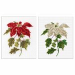 Thea Gouverneur 604  kit point croix  Poinsettia
