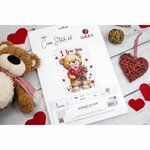 Luca-S  B1441  kit point croix  Bouquet damour  1