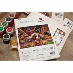Luca-S B2415  kit de broderie  Puppy Picasso