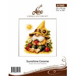 Aine A1043  Kit point de croix  contenu du kit  Sunshine Gnome