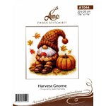 Aine A1044  Kit point de croix  contenu du kit  Harvest Gnome