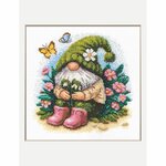 Aine A1042  Kit point de croix compté  Blossom Gnome