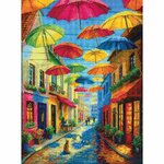 Riolis 2335  Kit point de croix  Parapluies colorés
