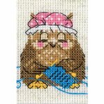Riolis 1936  kit de broderie  Chouette