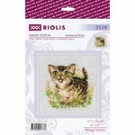 Riolis 2119  kit de broderie  Chaton bengal