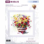 Riolis 2366  Kit de broderie  Fleurs dété
