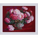 Riolis 2345  kit point de croix compté  Pivoines luxueuses