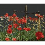 Thea Gouverneur 546-05  kit point croix compté  Coquelicots