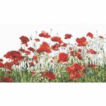 Thea Gouverneur 546  kit de broderie  Coquelicots