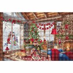 Letistitch 8105  kit point croix  Chalet de Noël