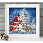 Letistitch 8200  kit point de croix  ouvrage terminé  Père Noël