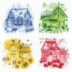 Kit De Broderie Point De Croix - Carte Du Vieux Monde - 51x42cm - Neuf