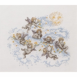 Kit De Broderie Au Point De Croix, Motif Facile Quatre Saisons