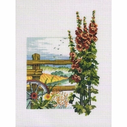 Kit De Broderie Portable Permin - Point De Croix Compté, étui, Toile Aïda 5,4 Pts/cm