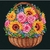 Dutch Stitch Brothers DSB016 kit point de croix compté Panier de fleurs
