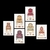 Thea Gouverneur 3068  kit point de croix compté  Six chaises  7
